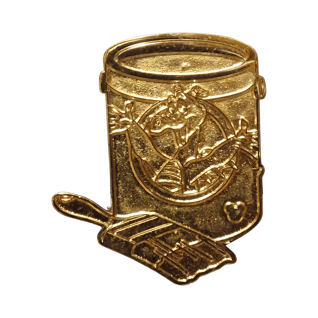 2013 Paint Cans - Figment Gold Disney pin