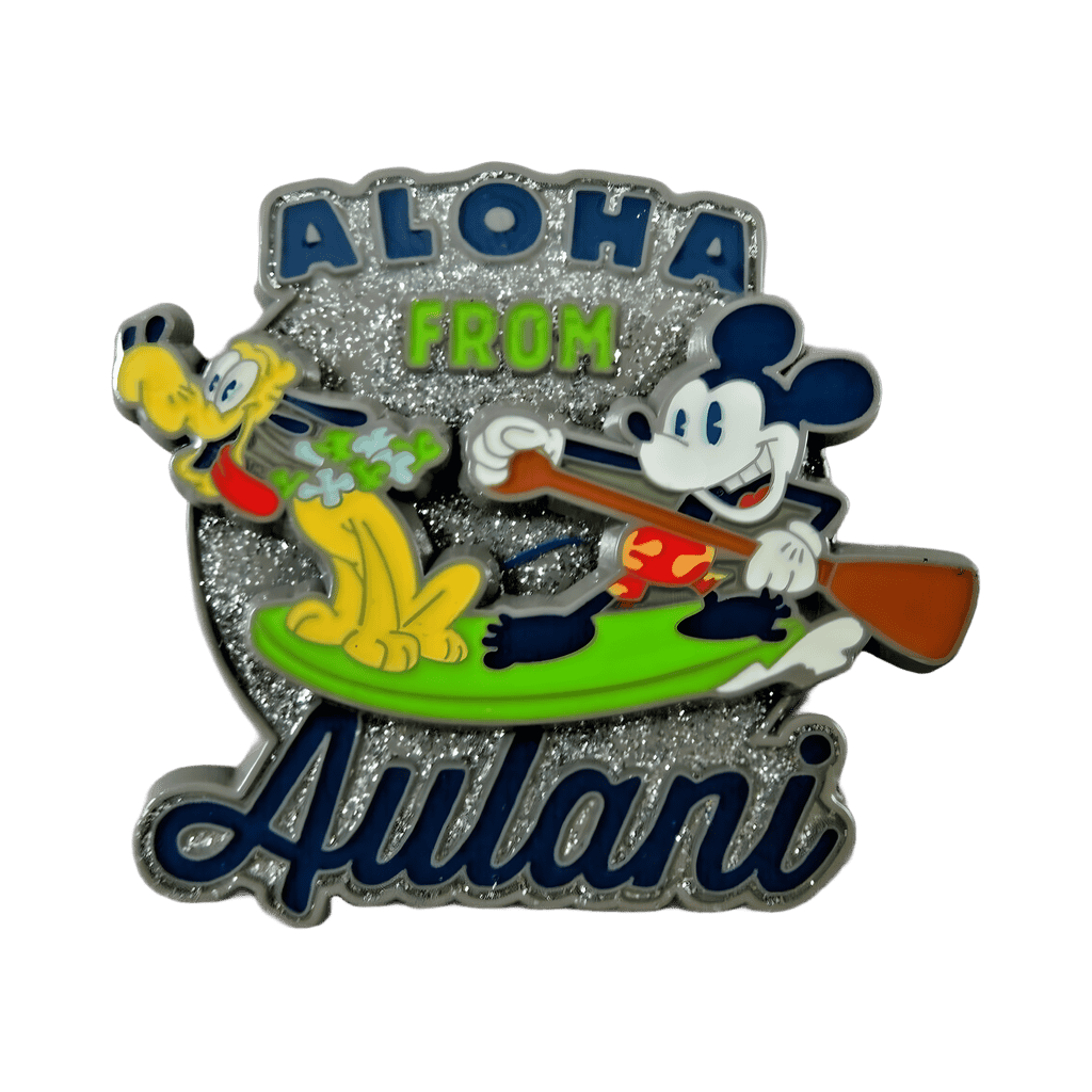 Aloha with Mickey and Pluto Disney pin
