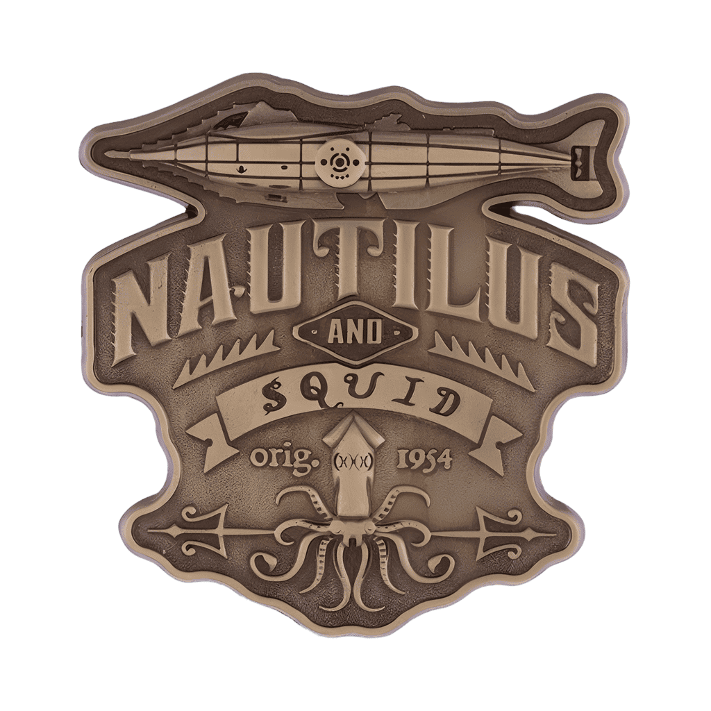 Nautilus and Squid Disney pin