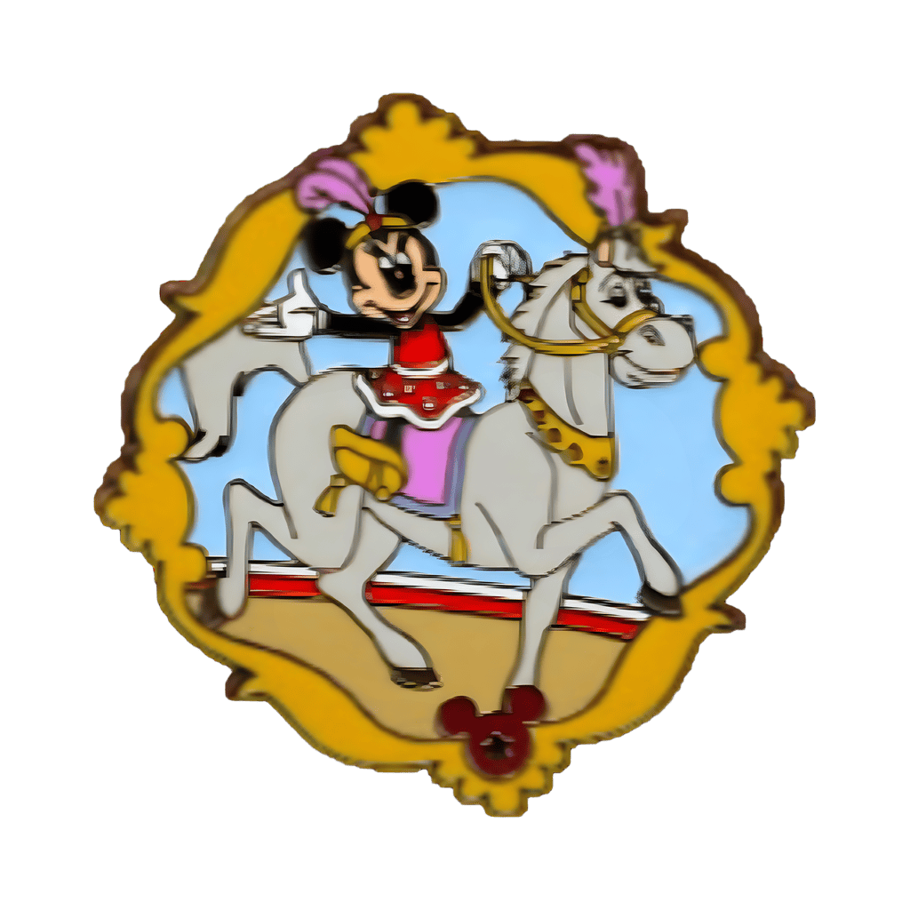 Minnie Mouse Riding White Horse Disney pin