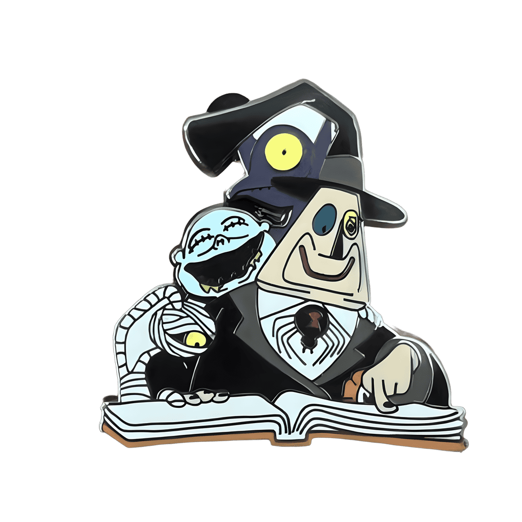 Mayor, Mummy, Corpse Kid and Cyclops Disney pin