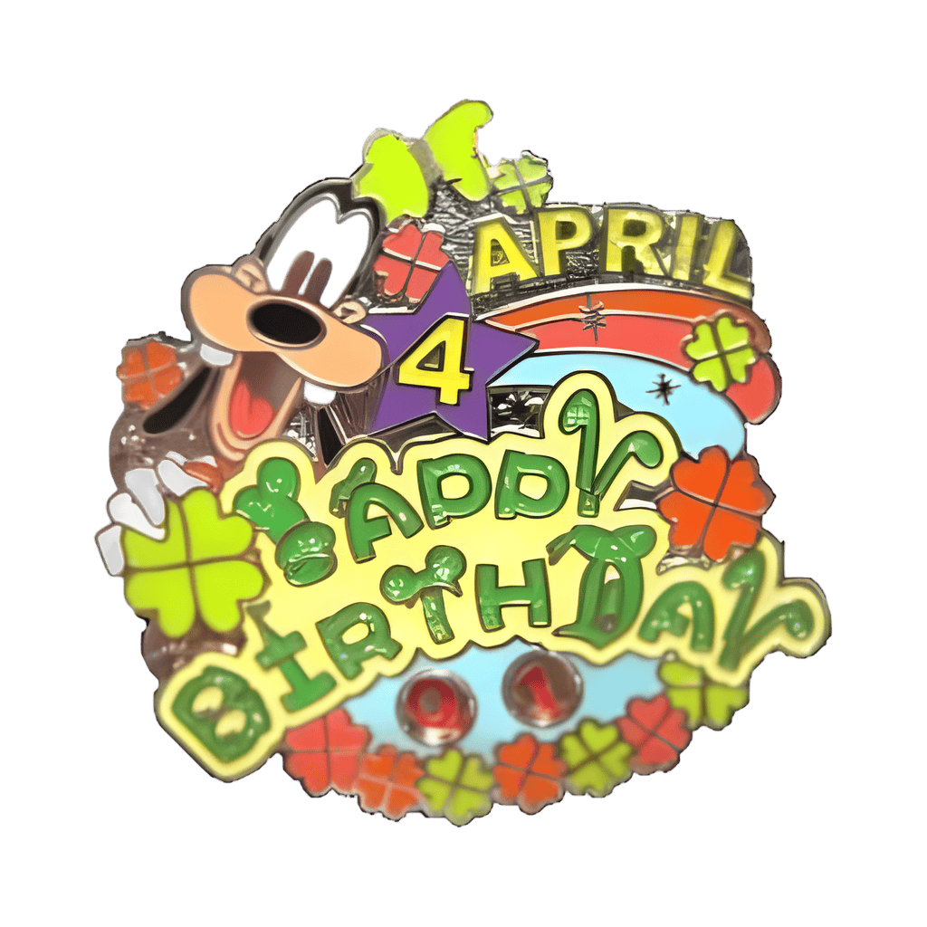 April (Goofy) Disney pin