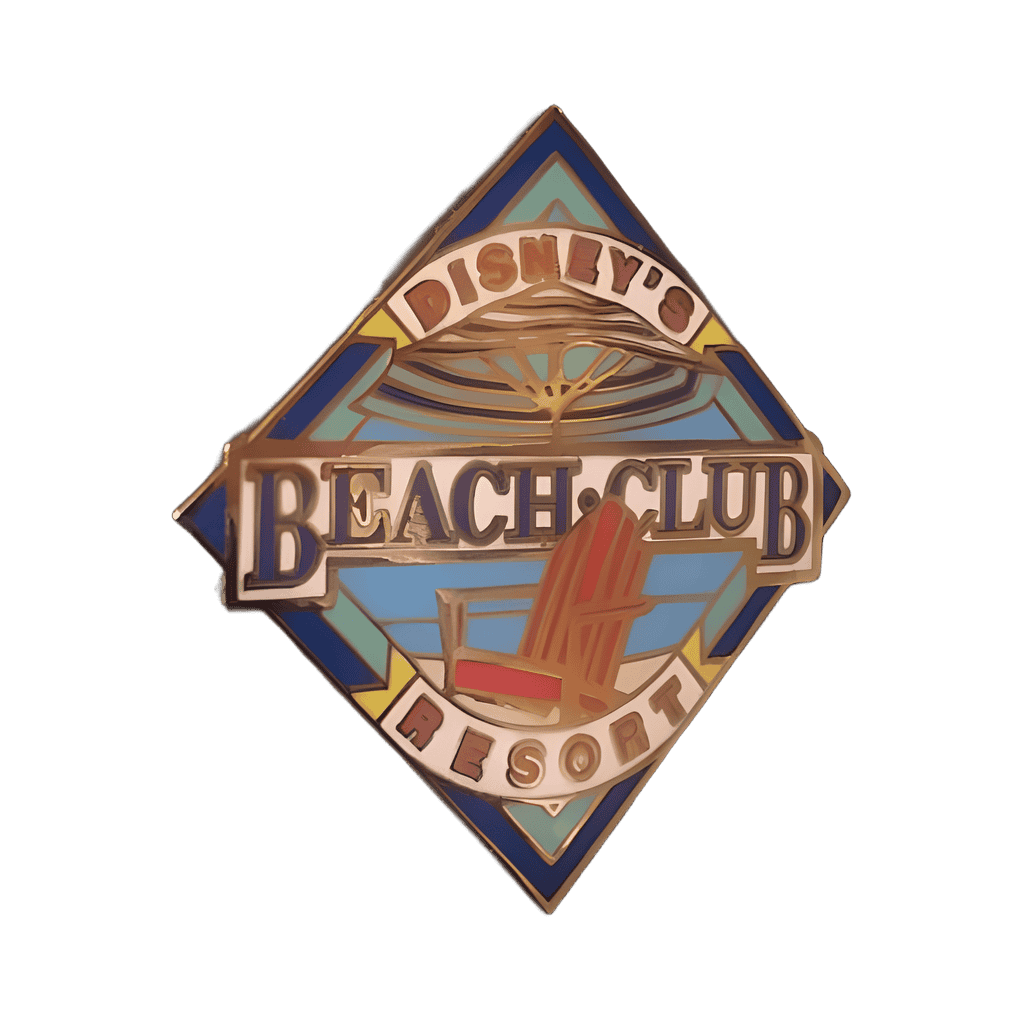 Disney's Beach Club Resort - Red Adirondack Chair Disney pin