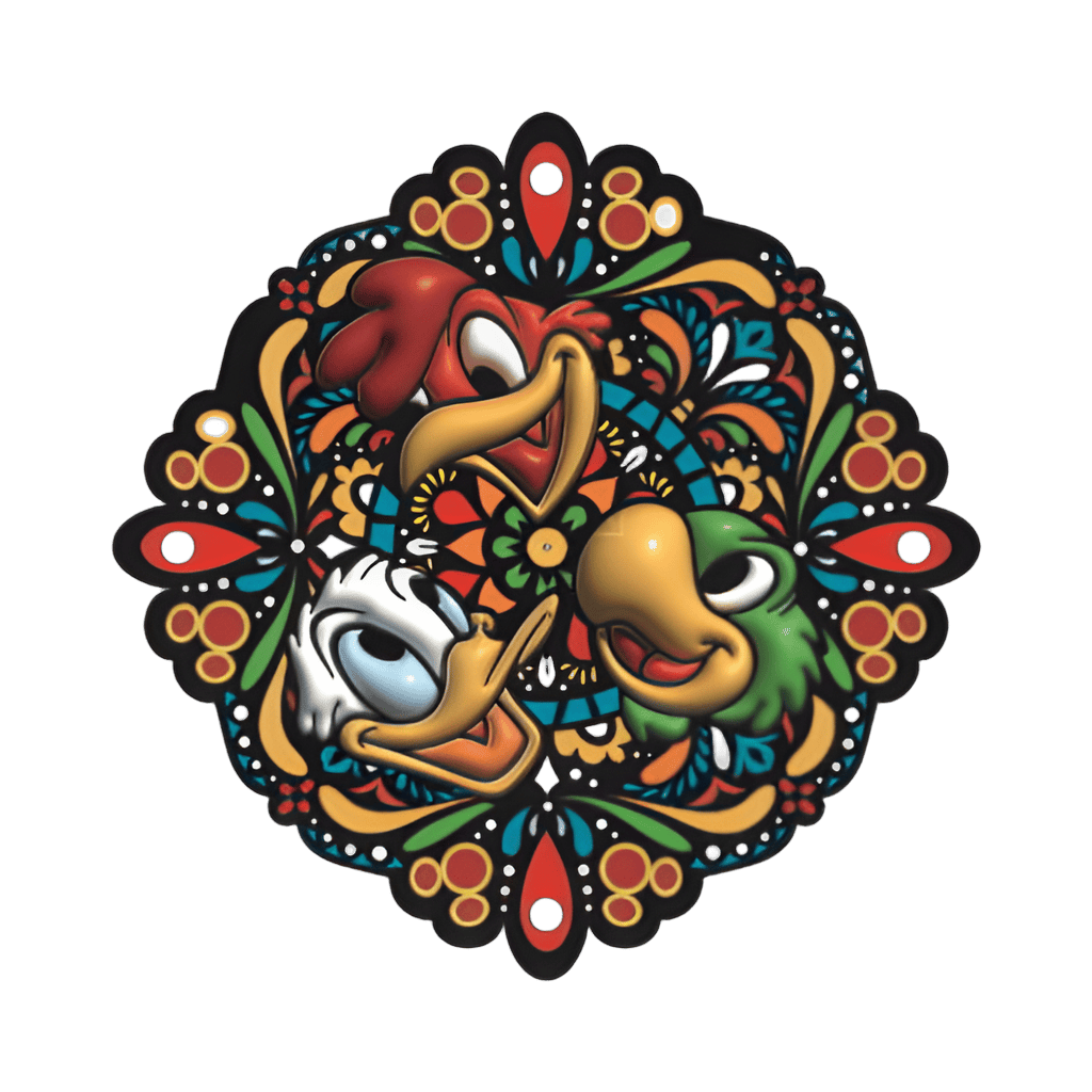 Three Caballeros 3D Sculpted Disney pin