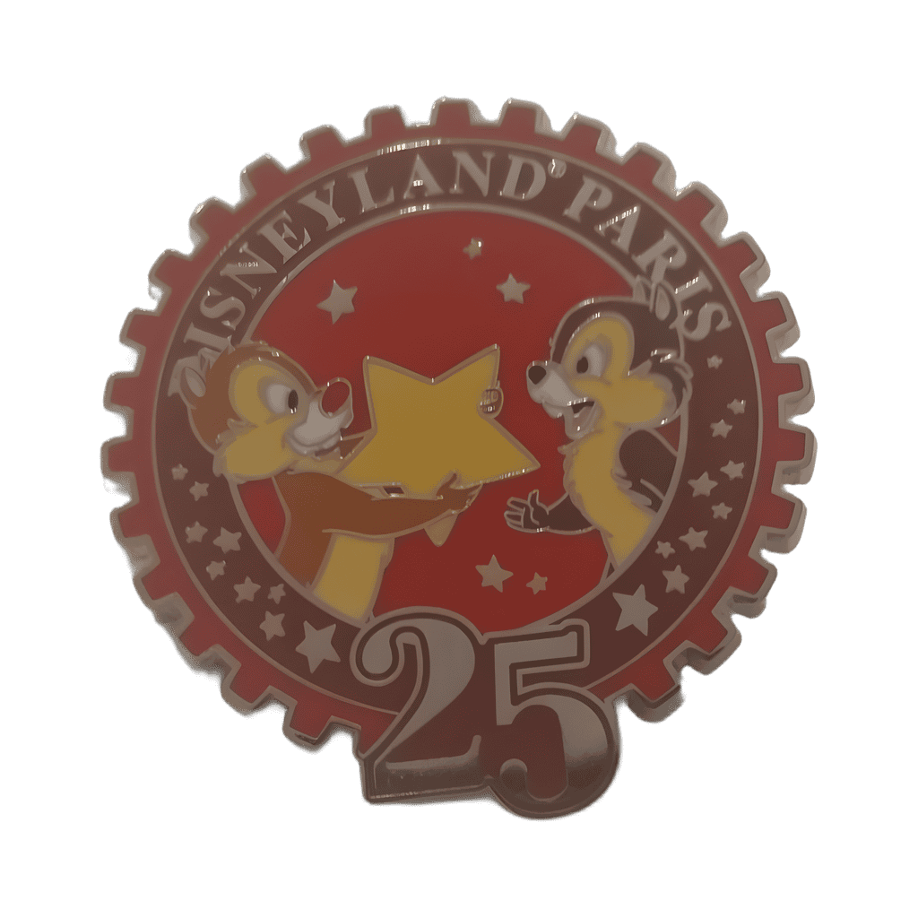 25th Anniversary Deluxe Starter Kit - Chip and Dale Disney pin