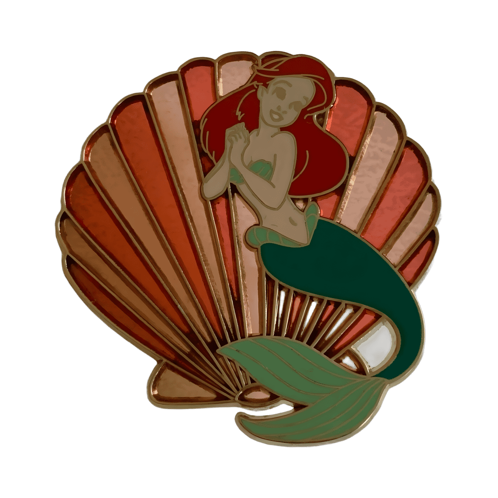 Ariel with Shell Disney pin