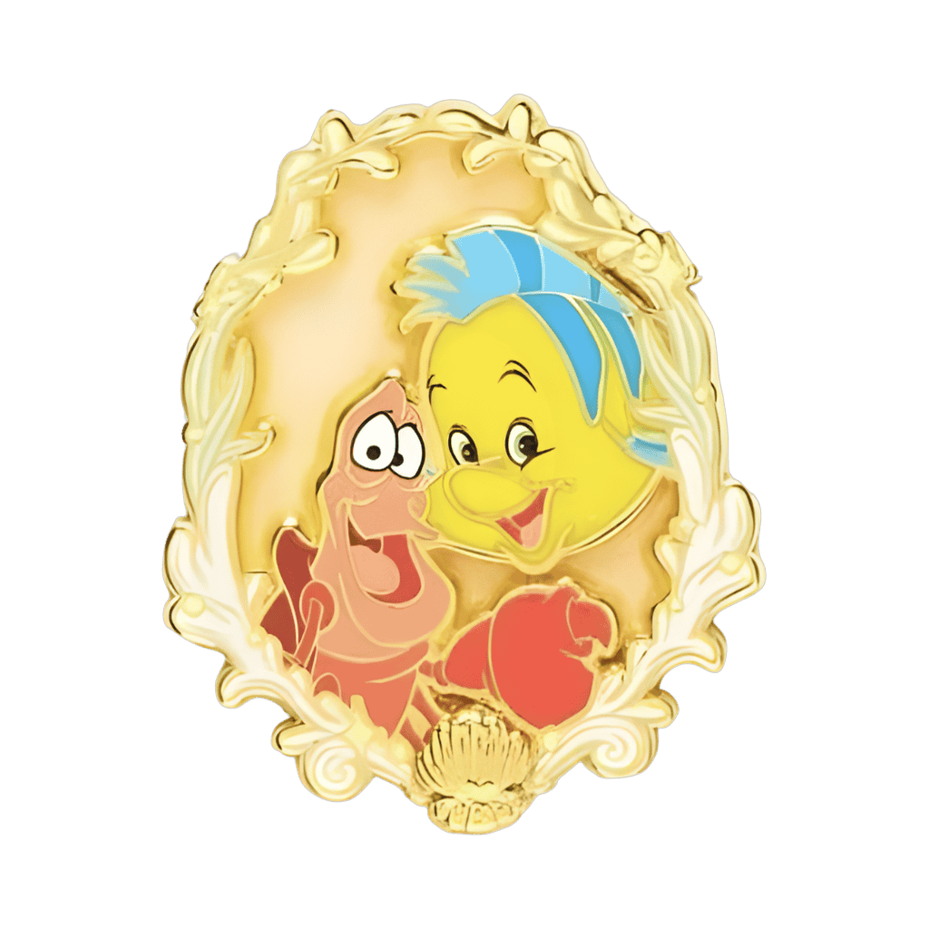 Sebastian and Flounder Disney pin