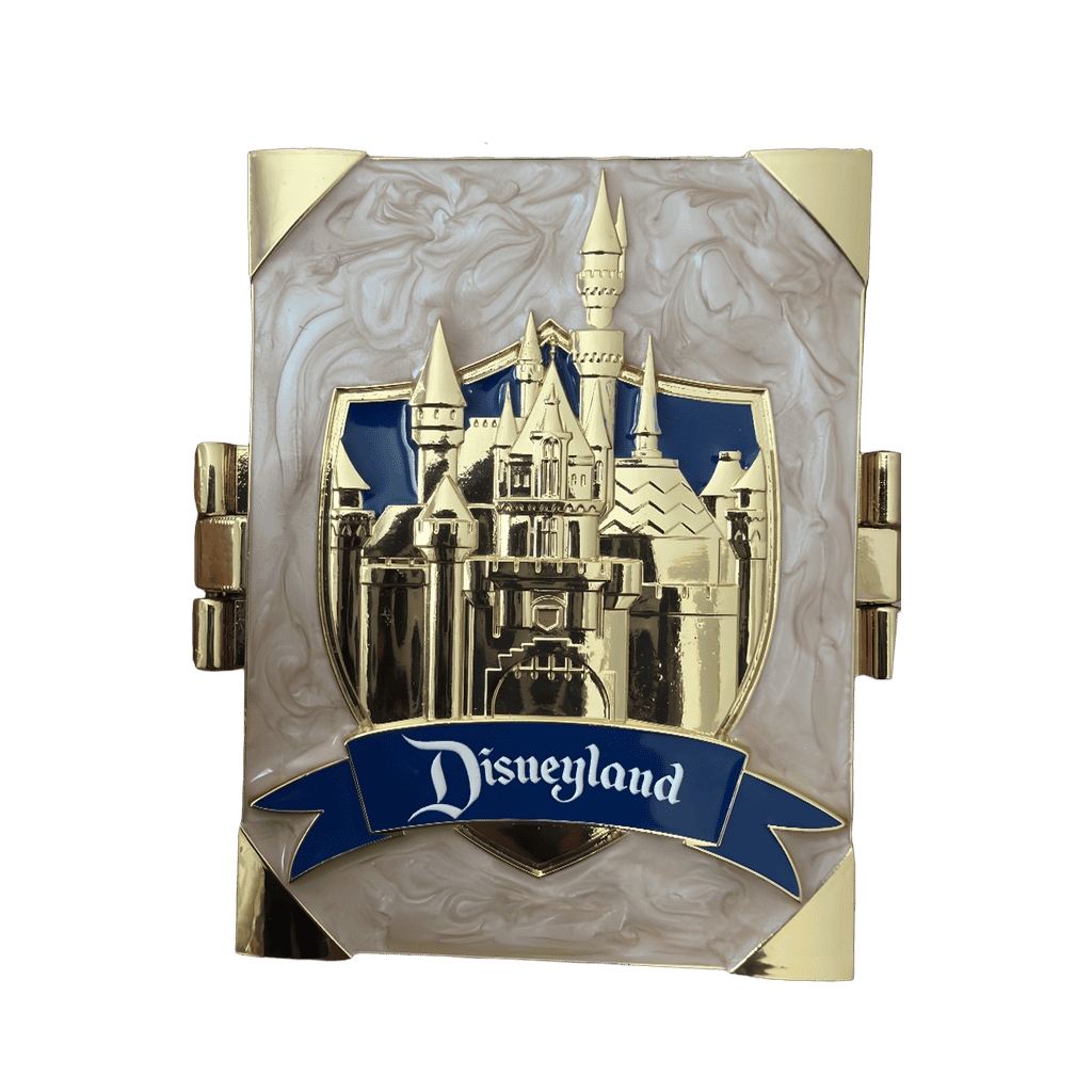 Minnie Mouse Admiring Fantasyland and Tomorrowland Disney pin