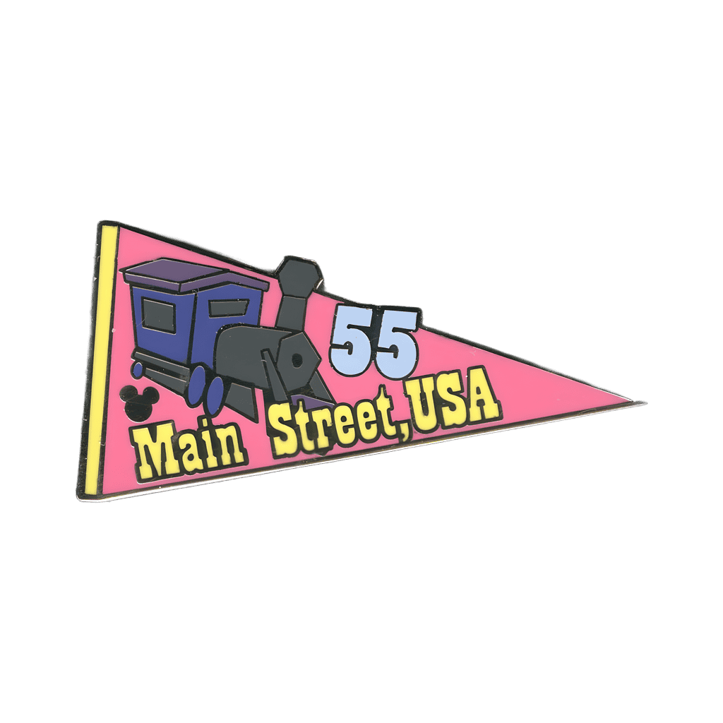 55 Pennant Collection (Main Street USA) Disney pin
