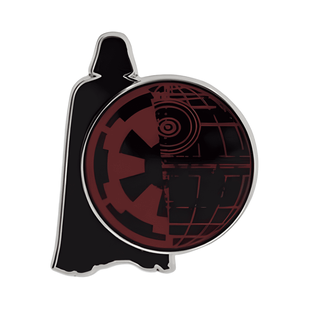 Darth Vader Silhouette and Death Star Disney pin