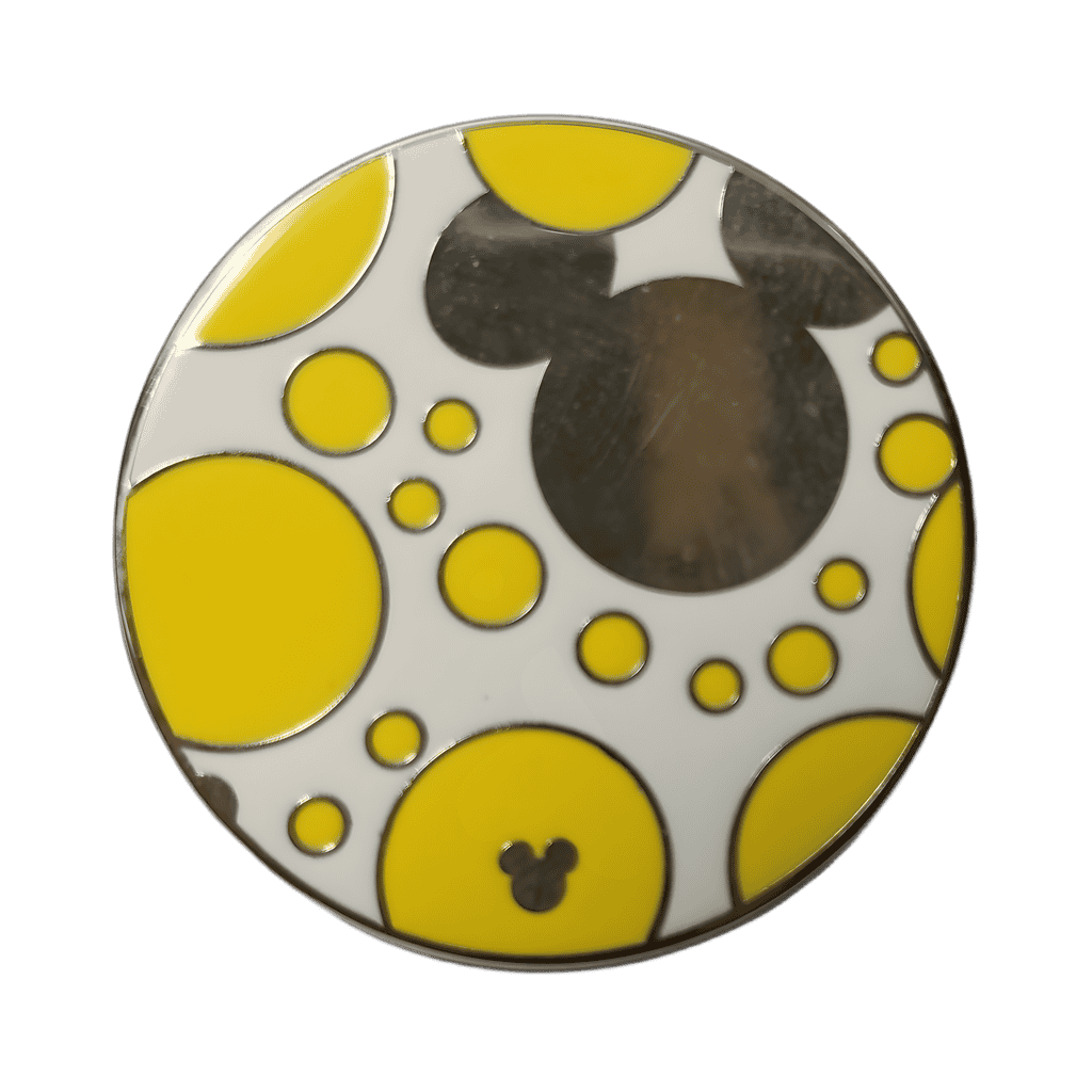 Silver and Yellow Disney pin