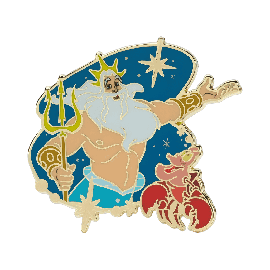 King Triton Disney pin