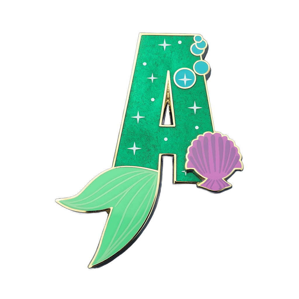 A is for Ariel Disney pin