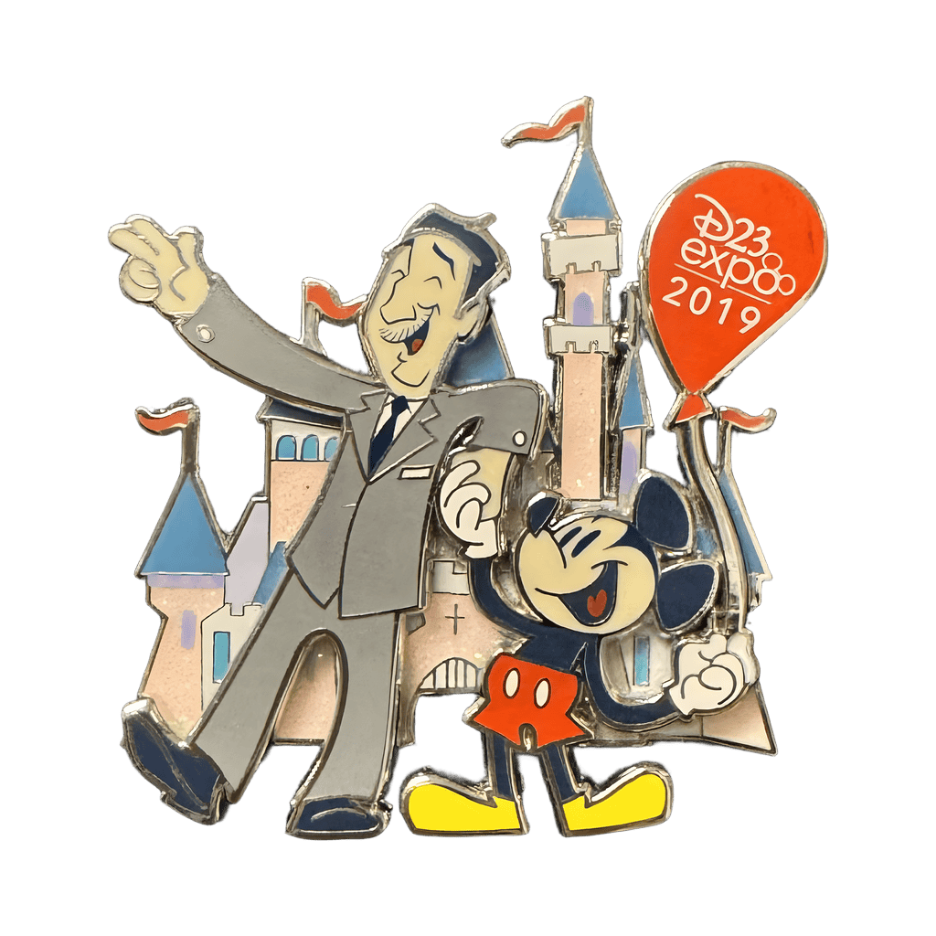 Walt Disney and Mickey Mouse/Partners Statue Disney pin