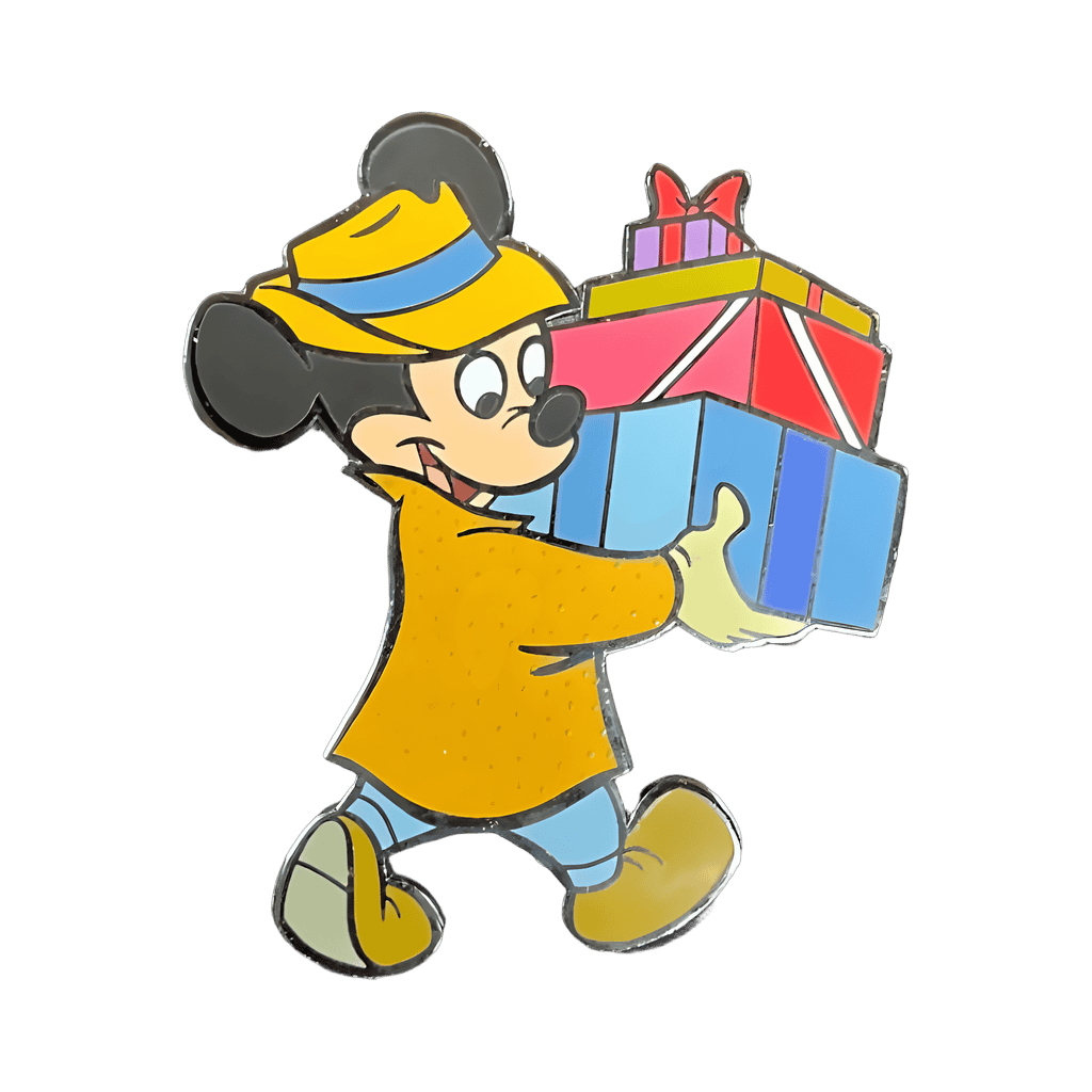 Days 5 Through 8 Pin Set - Mickey Carrying Presents Disney pin