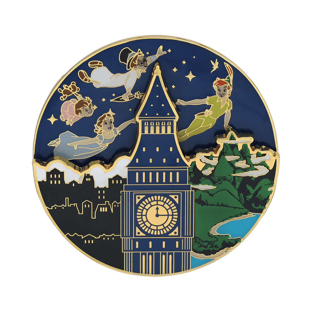 Peter Pan London and Neverland Spin Disney pin