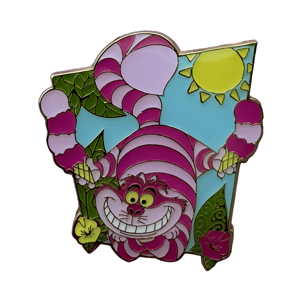Cheshire Cat with Ice Cream Cones Disney pin