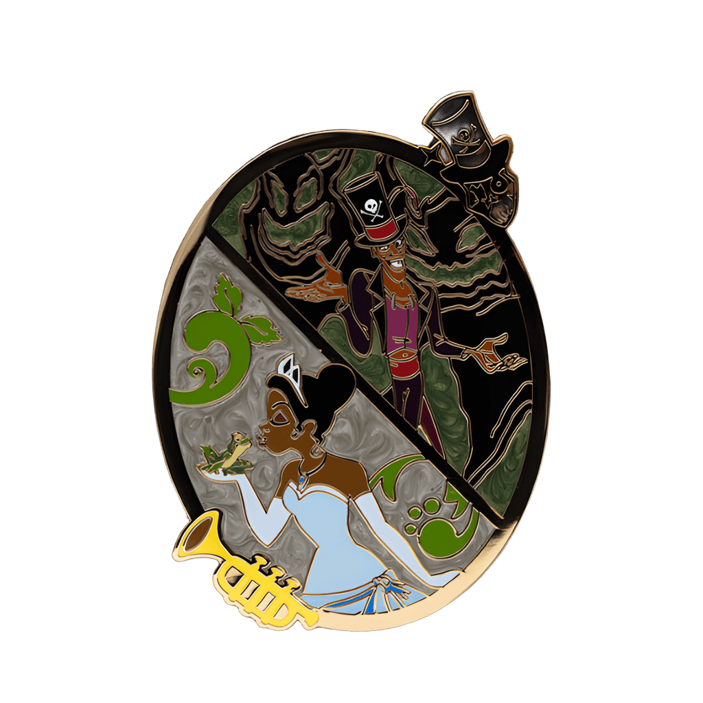 Dr. Facilier and Tiana Disney pin