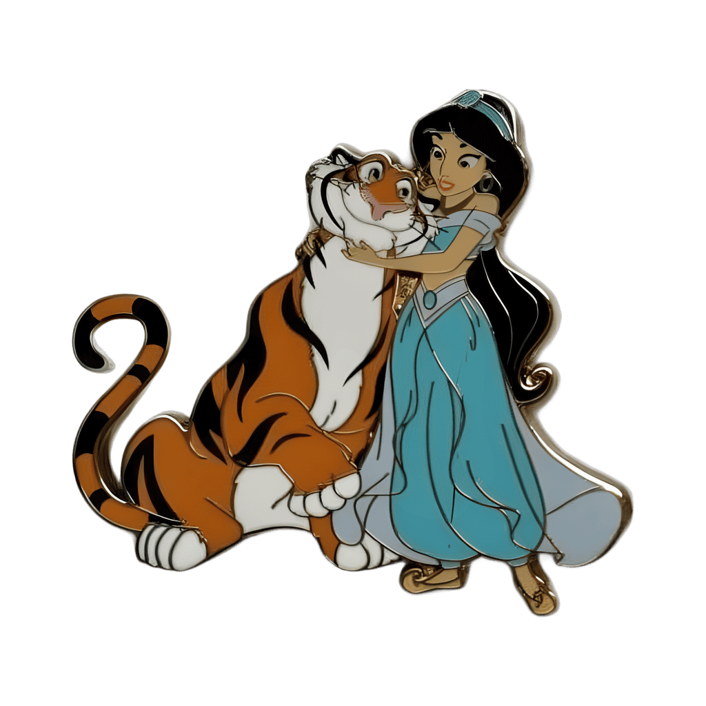 Jasmine with Rajah Disney pin