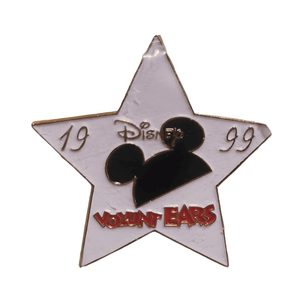 1999 - White Star with Ear Hat Disney pin