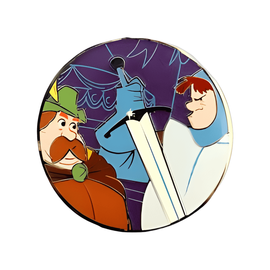 Sir Ector and Sir Kay Disney pin