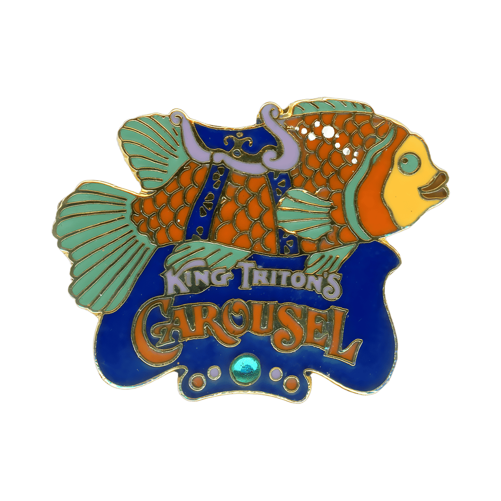 Orange and Green Fish Disney pin