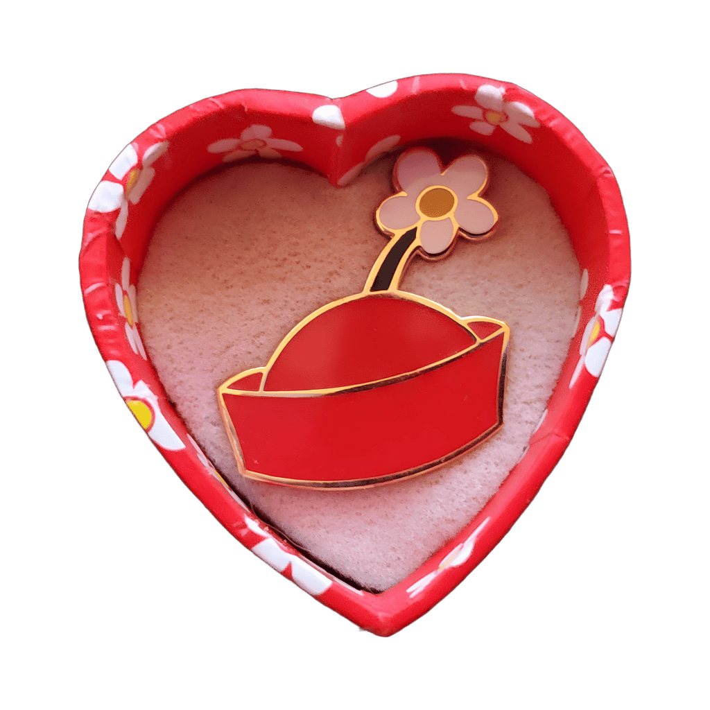 Minnie Mouse Flower Hat Disney pin