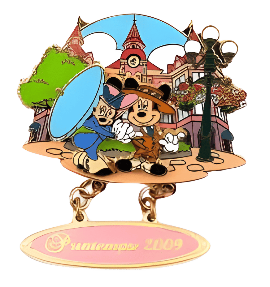 Printemps 2009 Mickey and Minnie Disney pin