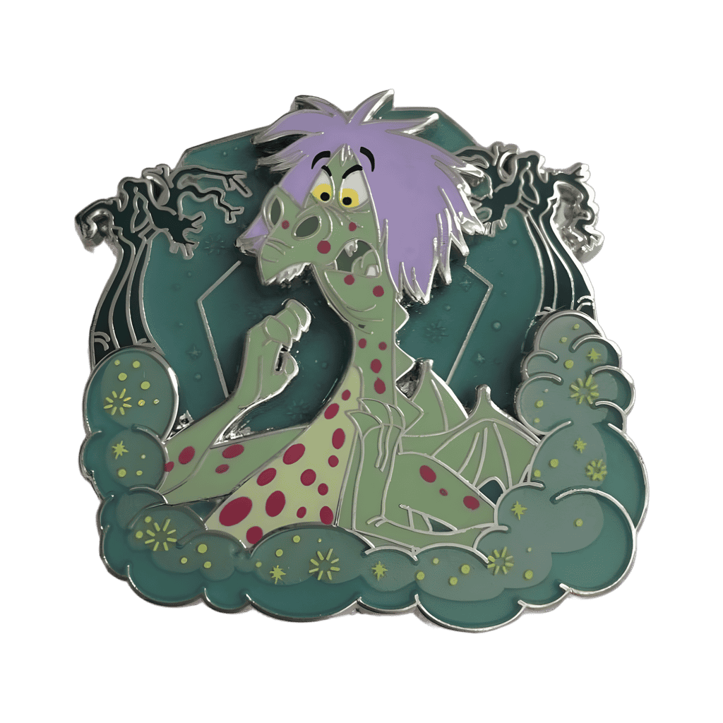 Madame Mim as a Dragon Version #2 - Green Disney pin