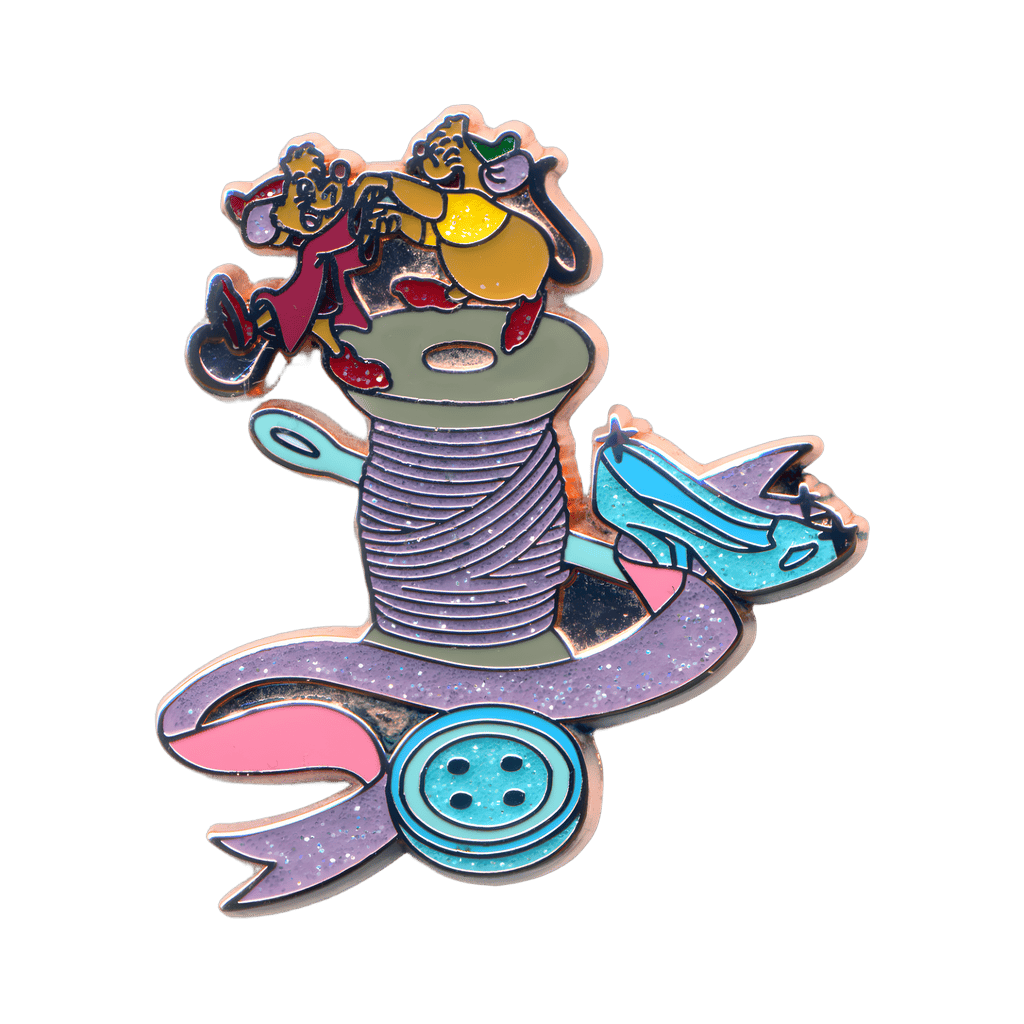 Jaq and Gus Disney pin