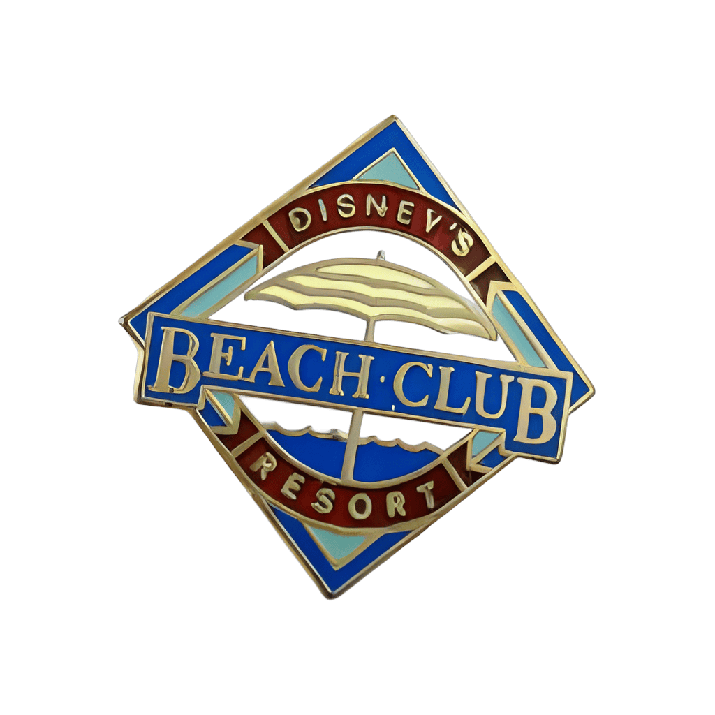Beach Club Resort Original Logo Version 2 Disney pin