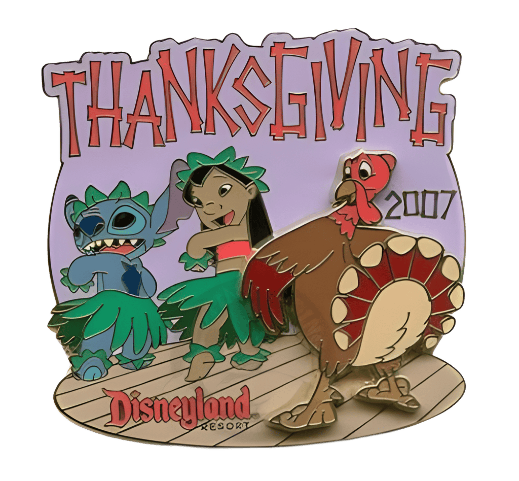 Thanksgiving 2007 - Lilo and Stitch Disney pin