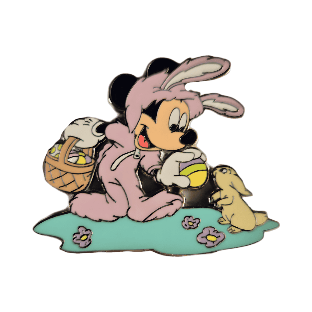 Mickey in Pink Bunny suit, Easter Disney pin