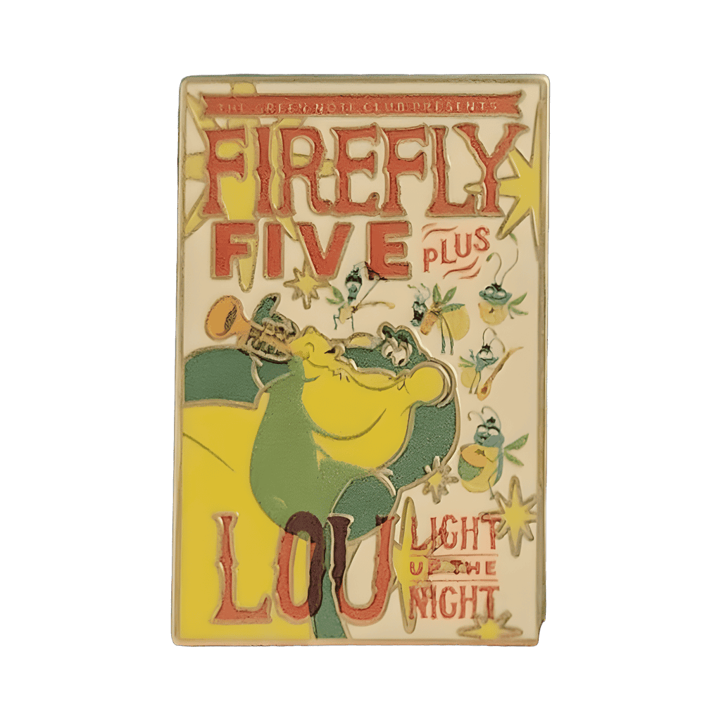 Tiana's Bayou Adventure Carded Set — Firefly Five Plus Lou Disney pin