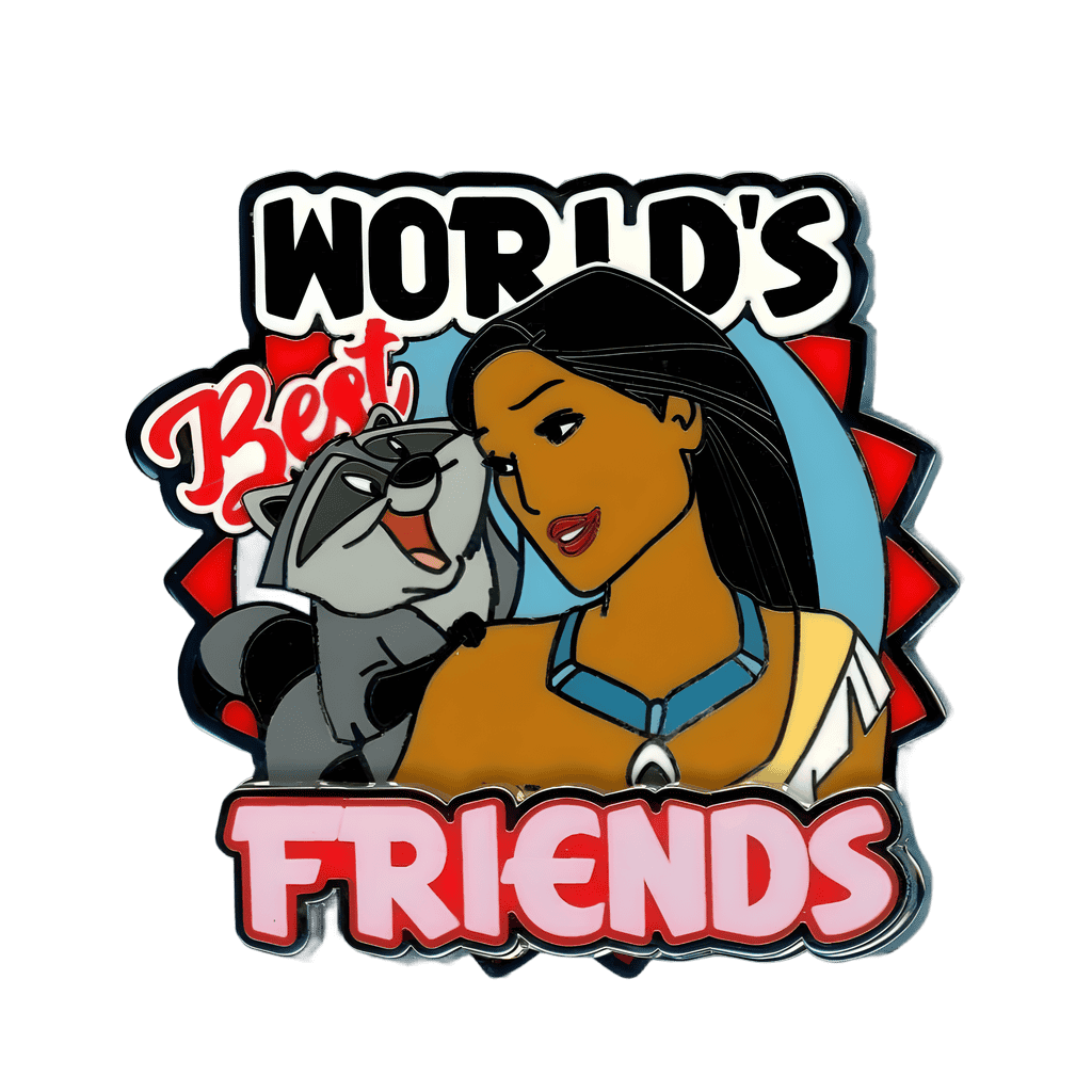 Pocahontas and Meeko Disney pin