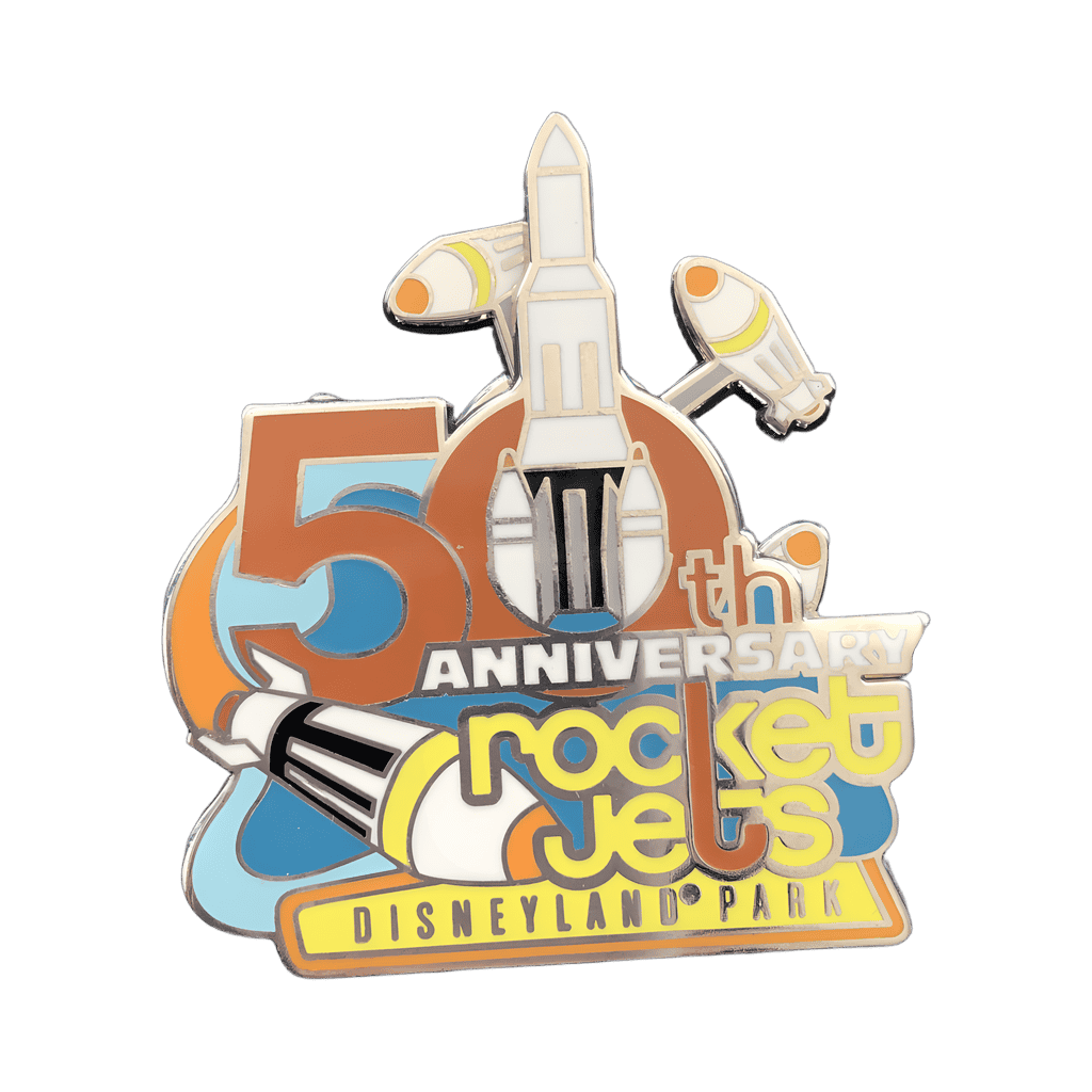 50th Anniversary Rocket Jets Disney pin