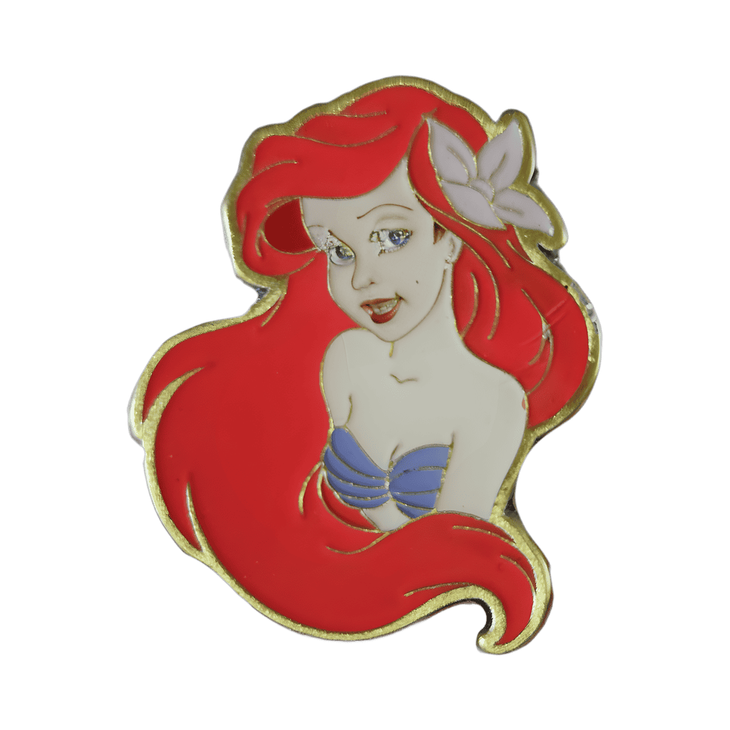 Ariel with Flower Disney pin