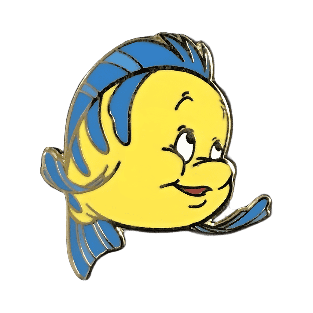 Flounder Disney pin