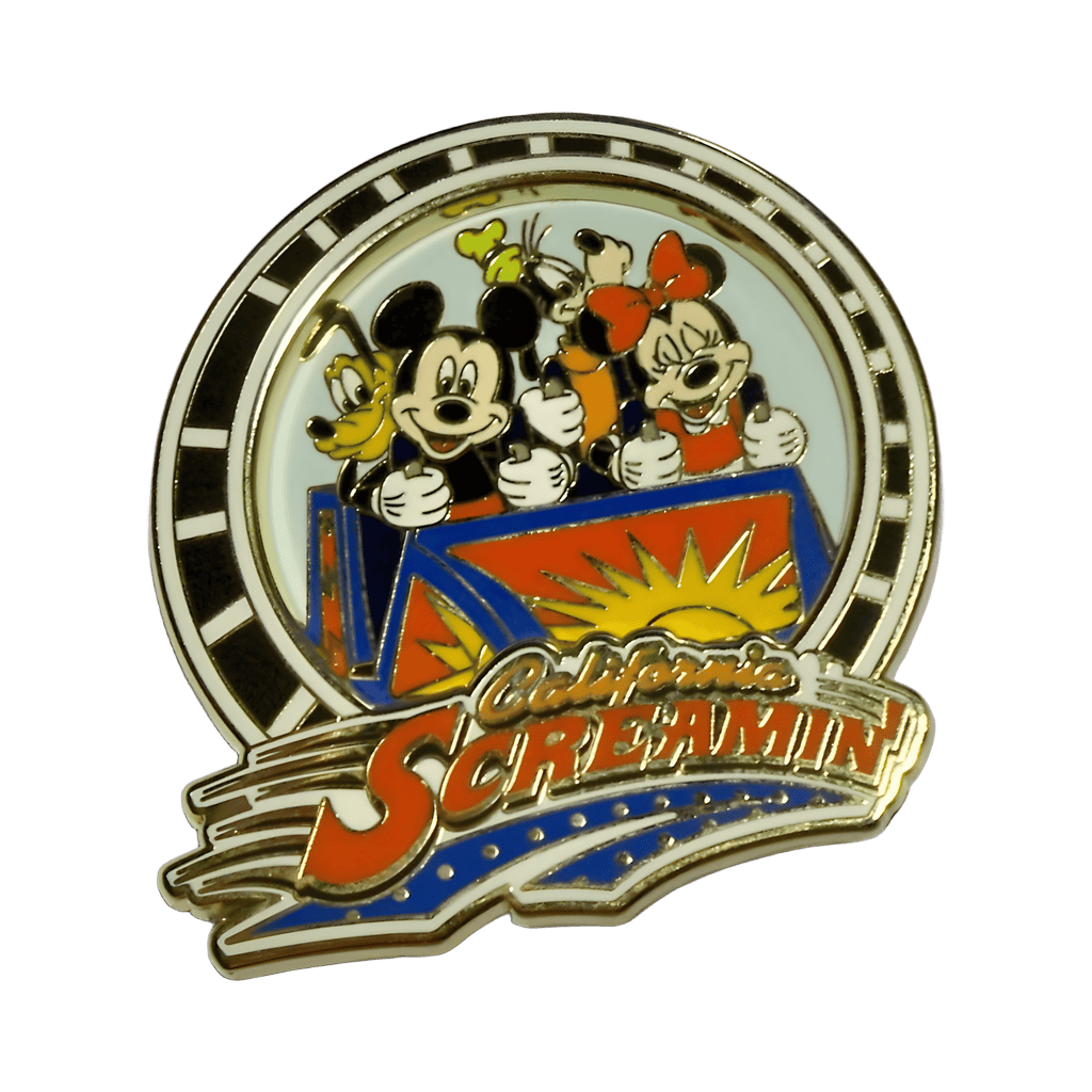 California Screamin' w/Mickey & Friends Disney pin
