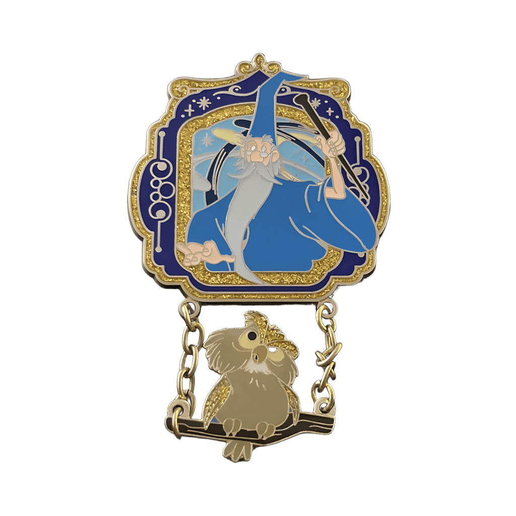 Merlin and Archimedes Disney pin