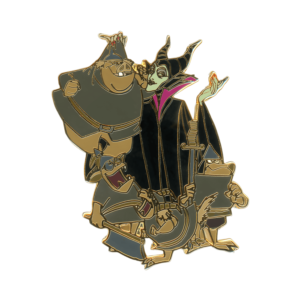 Maleficent and Goons Disney pin