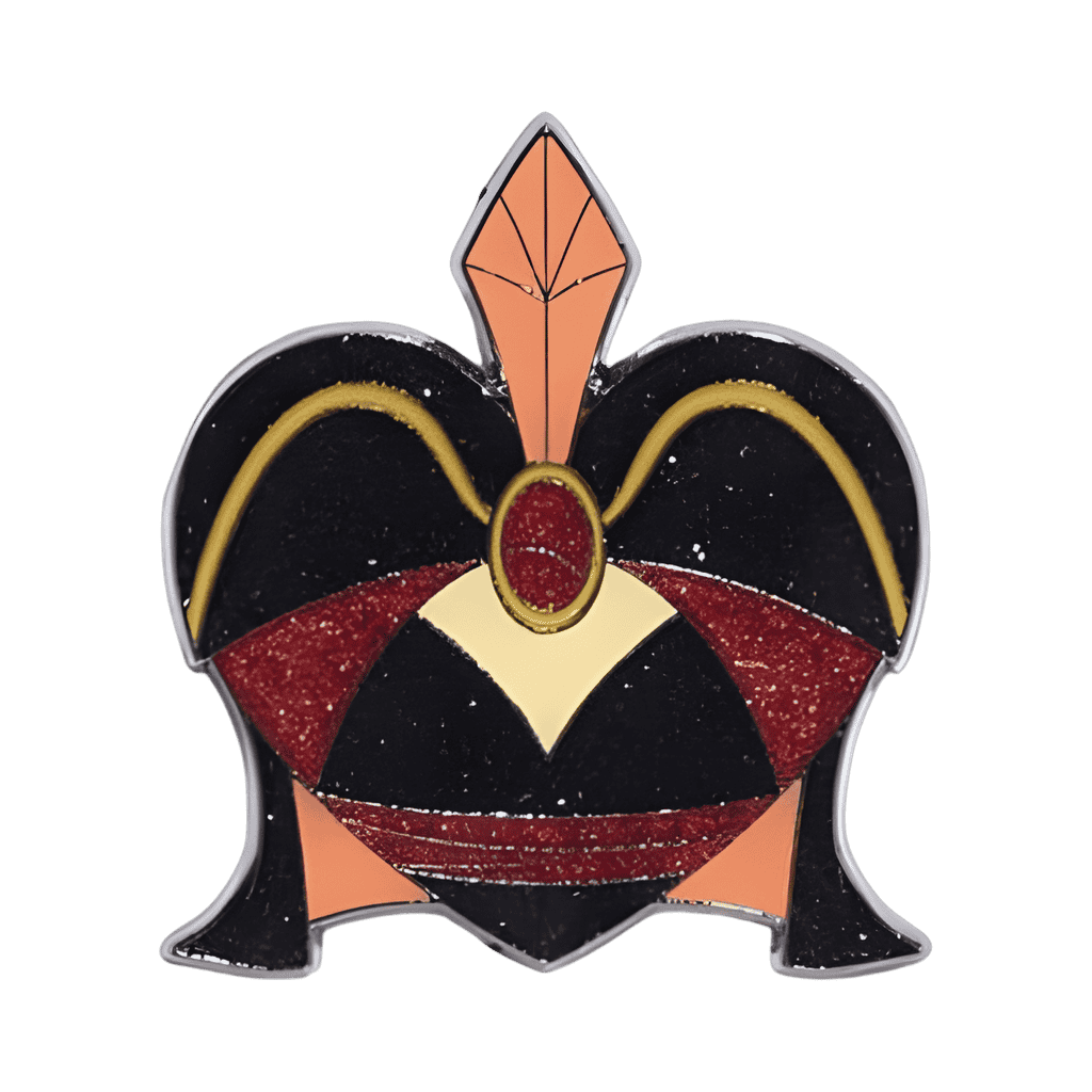 Jafar Glitter Heart Disney pin