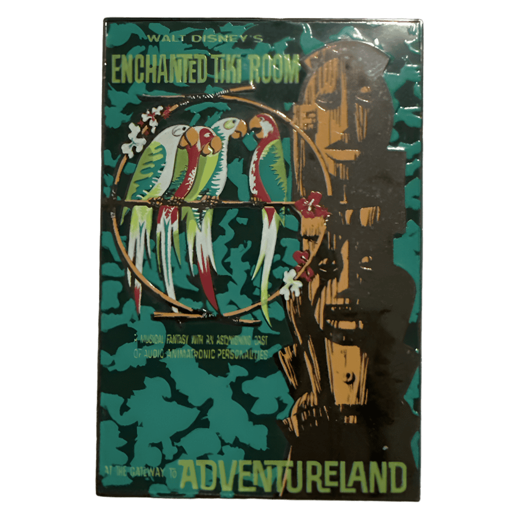 Enchanted Tiki Room poster Disney pin