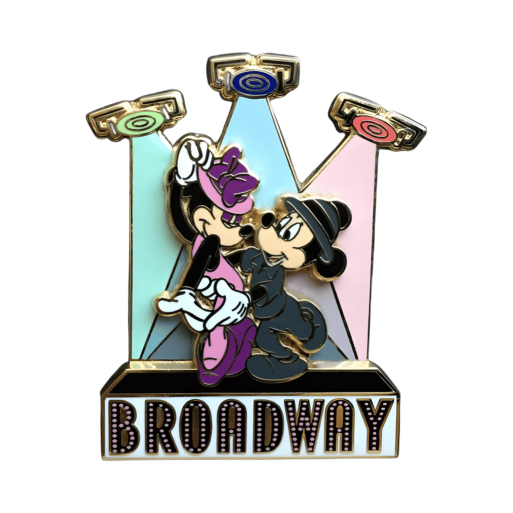 Mickey and Minnie on Broadway Disney pin