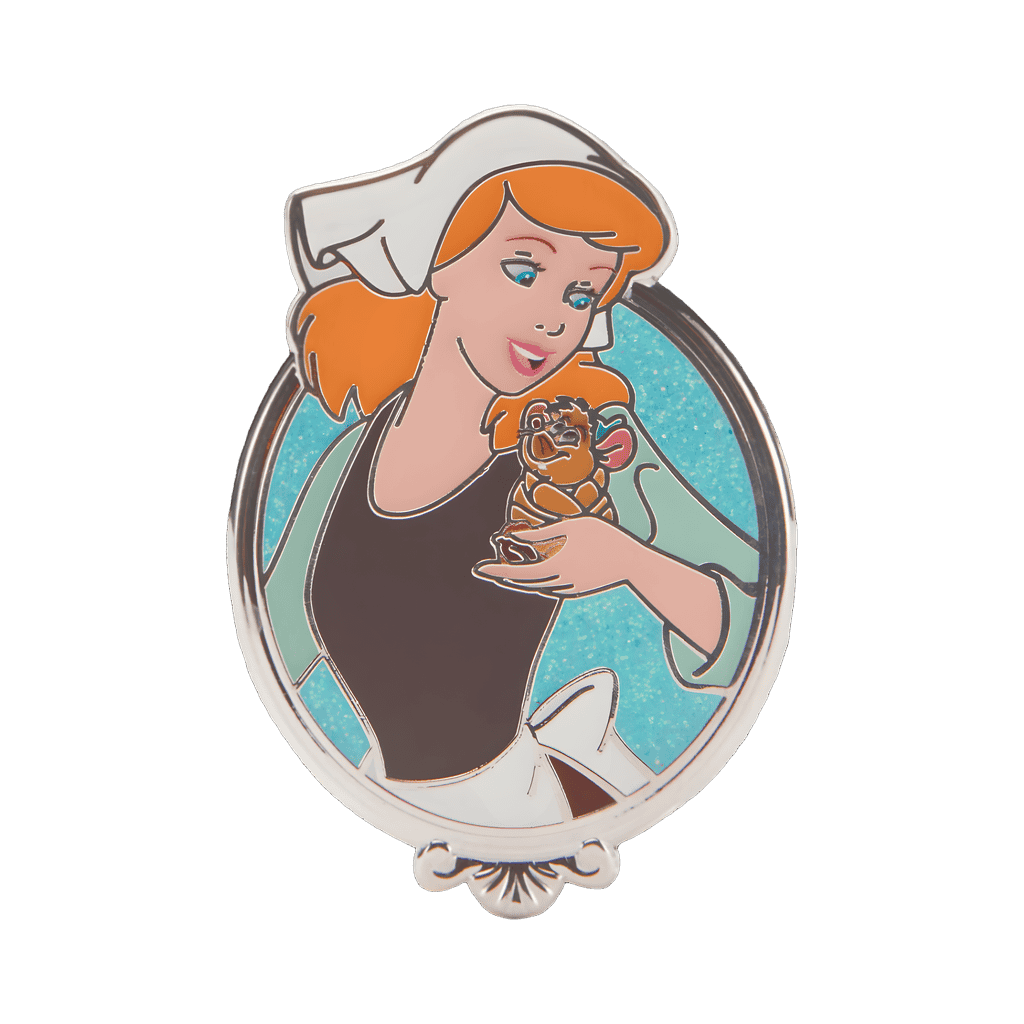 Cinderella and Gus Disney pin