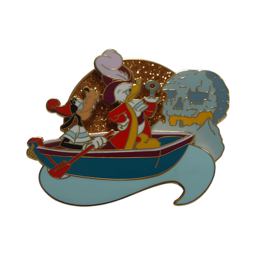 Donald and Goofy as Captain Hook and Mr Smee Disney pin