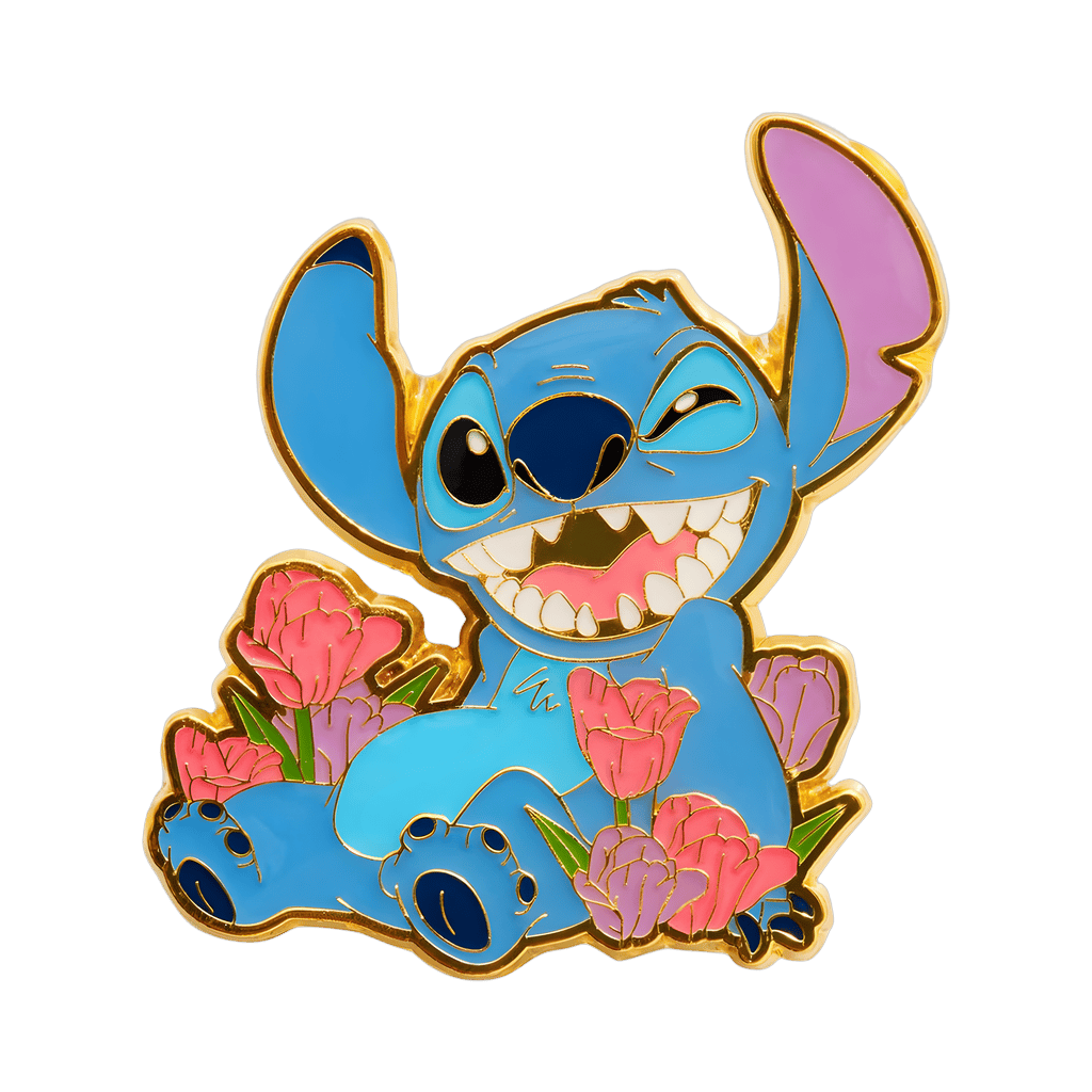 Grinning Stitch Disney pin