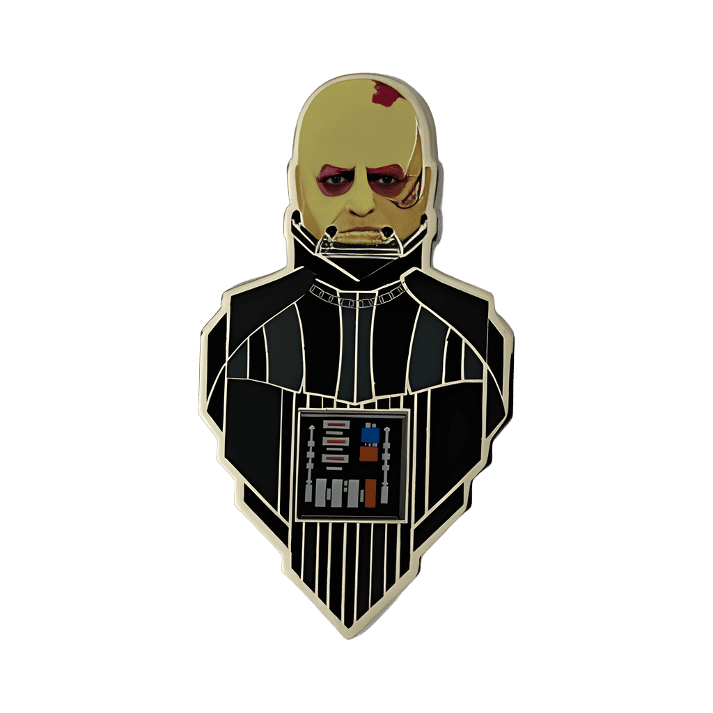 Helmetless Darth Vader Disney pin