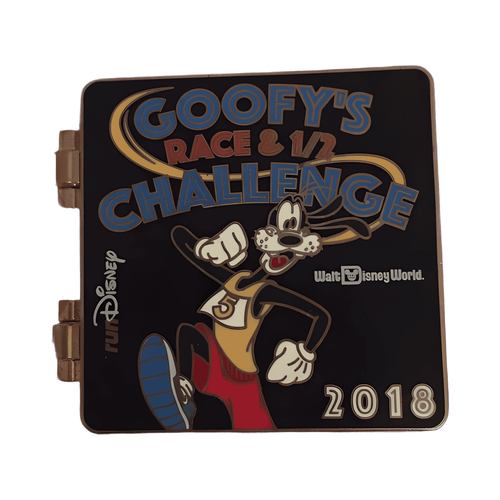 2018 Goofy Race & 1/2 Challenge Disney pin