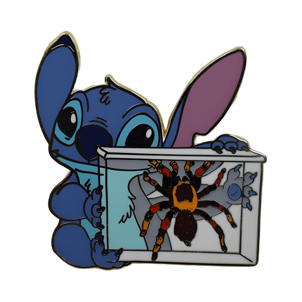 Stitch with Mexican Red-Knee Tarantula Disney pin